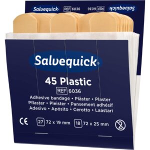 Salvequick plastic pleisters 6036 - 6 x 45 stuks