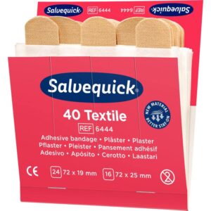 Salvequick textiel pleisters 6444  - 6 x 40 stuks
