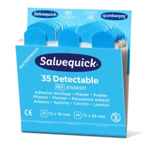 Salvequick detectable pleisters 6735 - 6 x 35 stuks