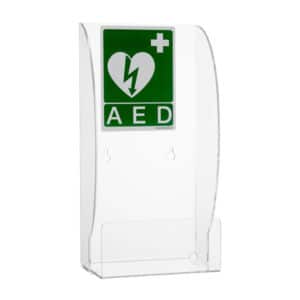 Plexiglas wandbeugel voor AED