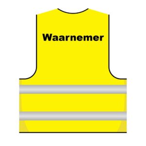 Veiligheidshesje "Waarnemer", 2 reflecterende strepen