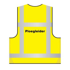 Veiligheidshesje "Ploegleider", RWS (4 reflecterende strepen)