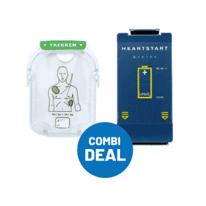 Combideal Philips HS-1 AED elektroden + batterij