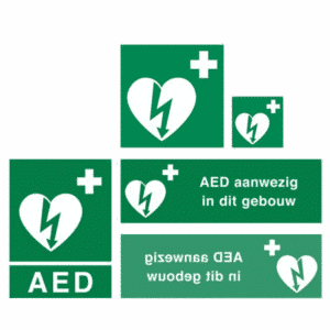 Complete AED stickerset