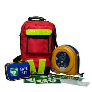 Pack DEA HeartSine Samaritan 500P + Sac à dos