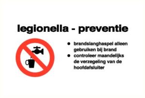 Legionella prevent. + picto
