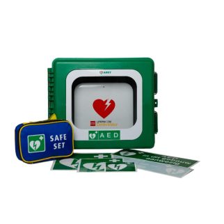 Groene-buitenkast-met-stickers-witte-AED-AED-6